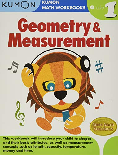 Kumon Math Workbooks Grade 1 Geometry & Measurement