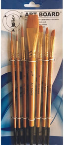 Art Board Golden Taklon 7 Piece Paintbrush Set
