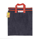 4Kids Denim Library Book Bag with Handle Red