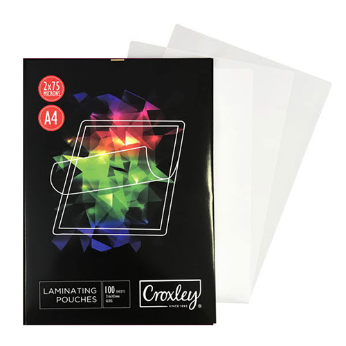 Croxley A4 Laminating Pouches 150 Micron