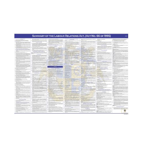 Hortors Labour Relations Act No.66 of 1995 Laminated Chart