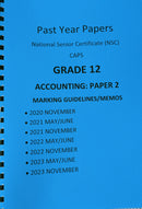 Grade 12 Accounting Paper 2 Questions Papers and Memos/Answers 5 Year Pack (2020-2024)