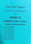 Grade 12 Business Studies Paper 1 Question Papers and Memos/Answers 5 Year Pack (2020-2024)