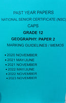 Grade 12 Geography Paper 2 Questions Papers and Memos/Answers 5 Year Pack (2020-2024)