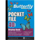 Butterfly A4 40 Pocket Flip File