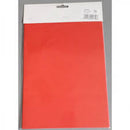 GRAFTON A4 BRIGHT PRE-CUT BOOK COVERS PACK OF 10 RED