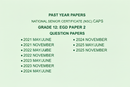 Green EGD Paper 2 Question Papers