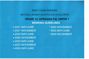 Blue Afrikaans FAL Paper 1 Marking Guidelines