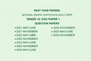 Green EGD Paper 1 Question Papers