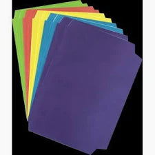 Grafton Book Covers A4 Bright Pre-cut Pack of 10 (assorted colours)