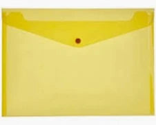 Meeco A4 Carry Folder Yellow