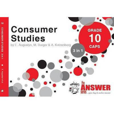 Answer Series Grade 10 Consumer Studies '3 in 1'