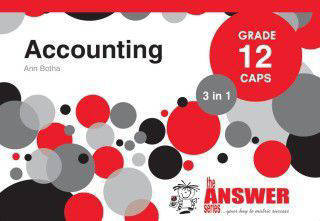 Answer Series Grade 12  Accounting '3 in 1'