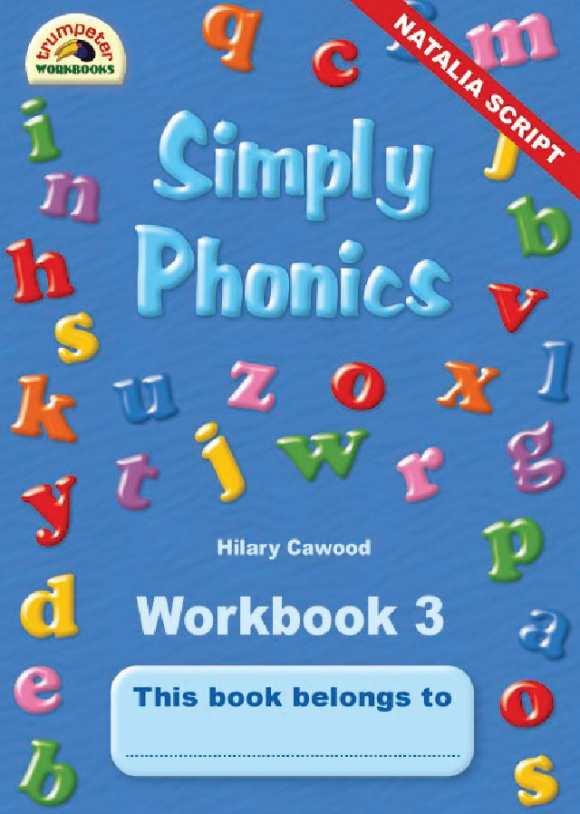 Simply Phonics Workbook 3 (Natalia Script)