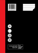 Croxley A4 3 Quire feint and margin Counter Book JD162FM