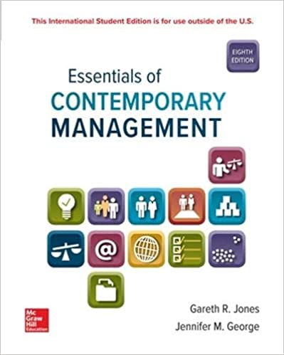 Essentials of Contemporary Management 8th Edition