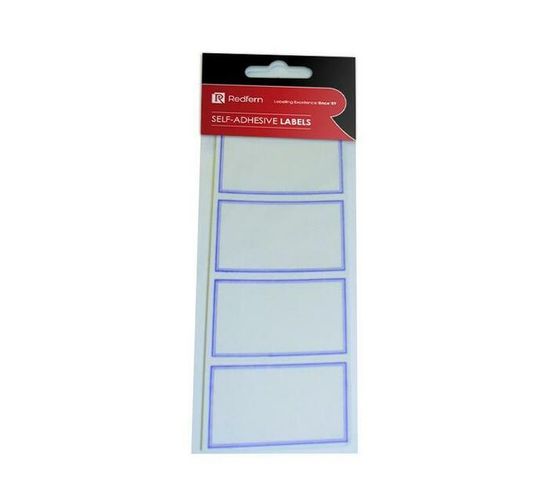 Redfern Self-Adhesive Blue Border Labels