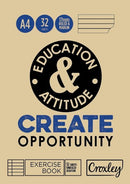 Croxley A4 32pg 17mm & Margin