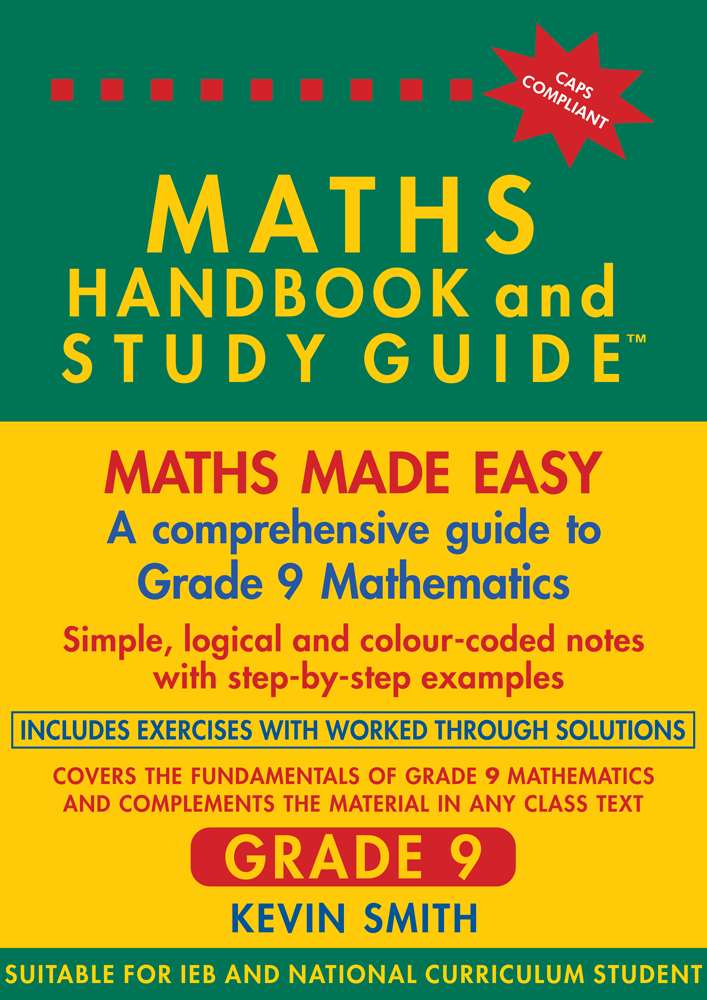 Grade 9 Maths Handbook & Study Guide