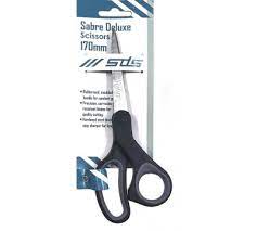 Sabre Deluxe Scissors 170mm Black Handle