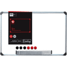 Croxley Magnetic Whiteboard 600x900mm Aluminium Frame