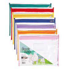Meeco Book Bag Zip 355mm x 280mm