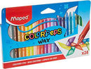 Maped Triangular Wax Crayons 24's