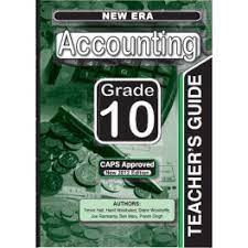 Grade 10 new era Accounting Teacher Guide