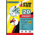 Kangaroo Flip File A4 20 pocket