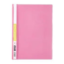 Meeco A4 Economy Quotation Folder Pink