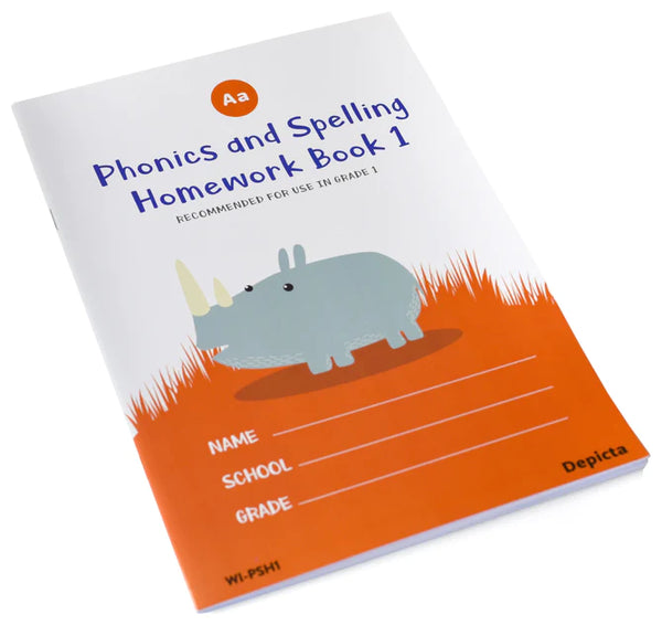 Phonics & Spelling Homework Book 1