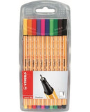 Stabilo Point 88 Fineliners Wallet 10 Assorted