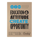 Croxley A4 72 page Quad & Margin Exercise Book